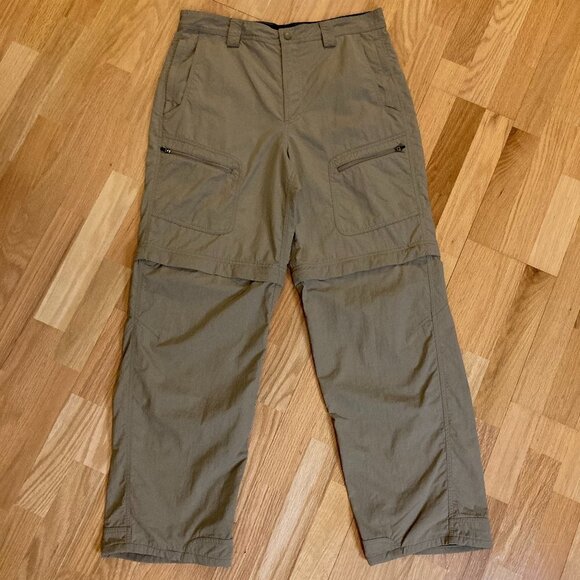 L.L. Bean Men's Tan Convertible Pants - Picture 1 of 10